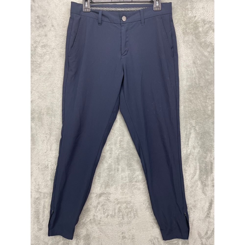 Primo Men's Joggers 31 Regular (31x30) Navy Golf Performance Stretch‎ Pants